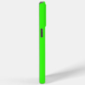 Neon Groene Monogram Initiaal Naam Aangepaste Kleu Case-Mate iPhone Case (Achterkant / Rechts)