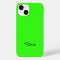 Neon Groene Stevige Kleur Douanenaam