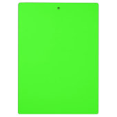 Neon Groene Stevige Kleur | Klassiek Klembord (Achterkant)