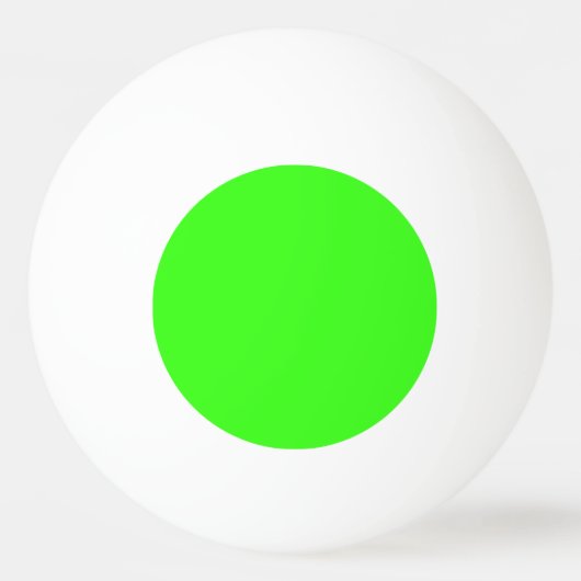Neon Groene Stevige Kleur | Klassiek Pingpongballen (Voorkant)