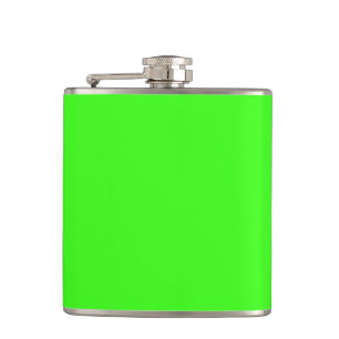 Neon Groene Vinyl Flaskon - Aanpasbaar Heupfles