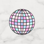 Neon Groovy Disco Ball Confetti (Kleine voorkant)