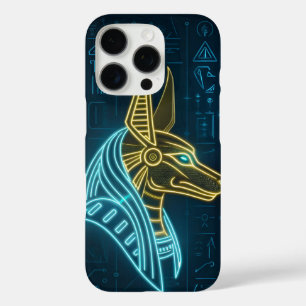 Neon Guardian: Anubis ontwaakt iPhone 16 Pro Hoesje