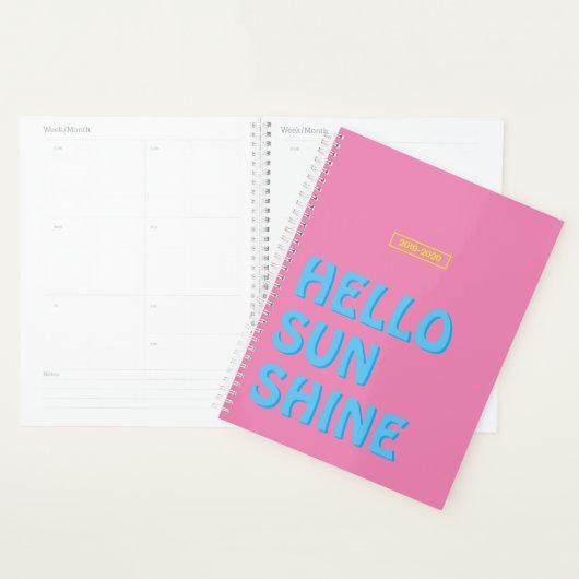 Neon Hallo Sunshine 2019-2020 Planner (Display)