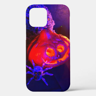 Neon Halloween pumpkins iPhone 12 Pro Hoesje