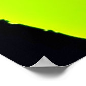 Neon handafdruk graffiti patroon poster (Hoek)