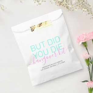 Neon Hangover Relief Kit Persoonlijk Bachelorette Bedankzakje