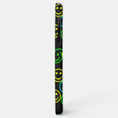 Neon Happy Face iPad hoesje (Achterkant/links)