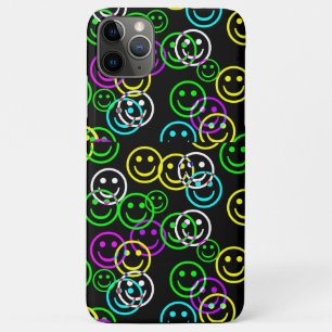 Neon Happy Face iPad hoesje