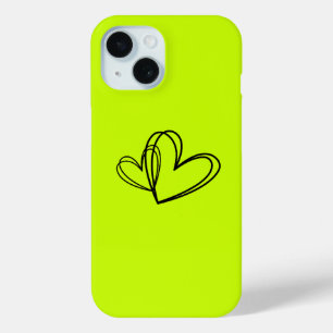Neon Hart Hoesje Minimale Liefde Esthetische Cov