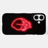 Neon Heart Case-Mate iPhone Case (Achterkant (horizontaal))