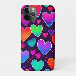 Neon Heart Symphony iPhone 11 Pro Hoesje