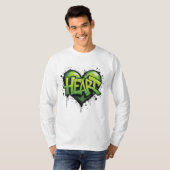 Neon Heartbeat T-shirt (Voorkant volledig)