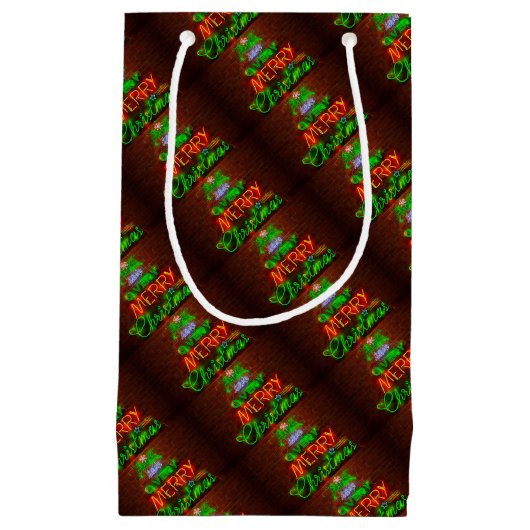 Neon heeft een heel prettig kerstfeest klein cadeauzakje (Voorkant)