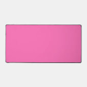 Neon Heet Roze Stevige Kleur | Klassiek Bureaumat (Voorkant)
