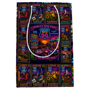 Neon Highway Centennial Collage Presentatie Medium Cadeauzakje
