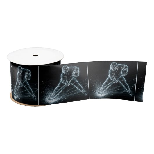 Neon Hockey Player On Ice Lint (Spoel)
