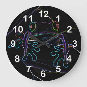 Neon Hopper Grote Klok