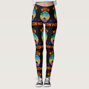 Neon Horizon Sundown-Leggings Leggings