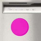 Neon Hot Pink Licht Heldere Mode Kleurtrend Magneet (Insitu (Vaatwasser))