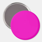 Neon Hot Pink Licht Heldere Mode Kleurtrend Magneet (Voorkant / Achterkant)