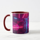 Neon Imaginaire géométrique Mug (Gauche)