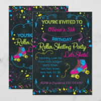 Néon, invitations de partie de patin