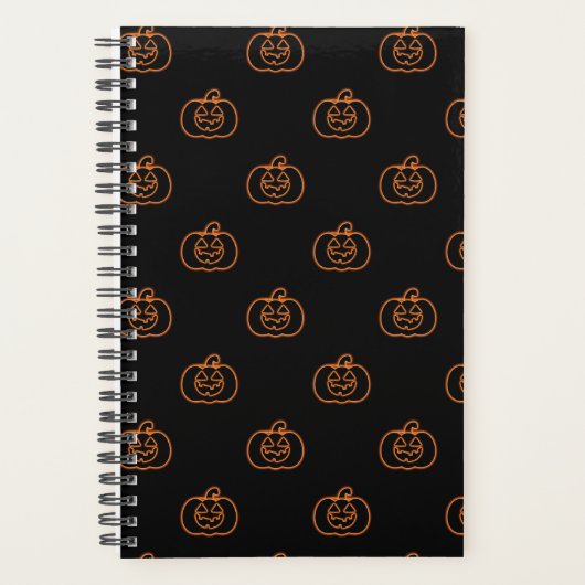 Neon Jack-o-Lantern Planner (Voorkant)
