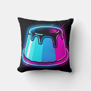 Neon Jelly Glow Dessert Kunst Kussen