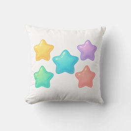 Neon Jelly Star Pillow | Cute Kawaii Glow  Kussen