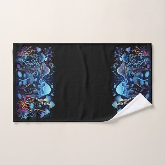 Neon Jellyfish (Serviette à main)