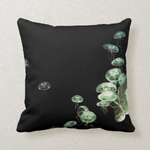 Neon Jellyfish Kussen