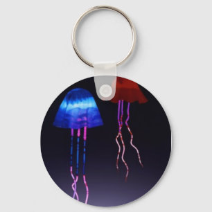 Neon Jellyfish Sleutelhanger