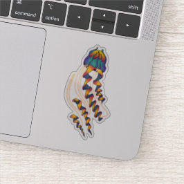 Neon Jellyfish Sticker