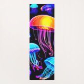 Neon Jellyfish Yogamat (Achterkant)