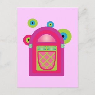 Neon Jukebox Briefkaart