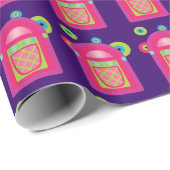Neon Jukebox Cadeaupapier (Rol Hoek)
