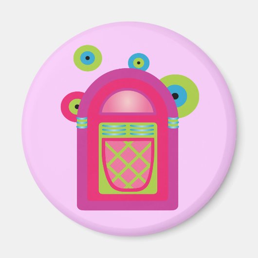 Neon Jukebox Magneet (Voorkant)