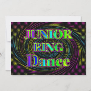 NEON JUNIOR RING INVITATION KAART