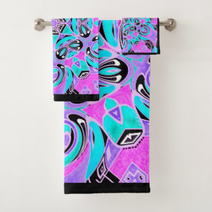 Neon kaleidoscope, mandala