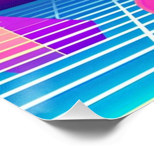 Neon Kat Perfect Poster (Hoek)