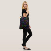 Neon Katten Tote Bag (Op model)