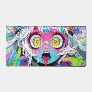 Neon Kawaii Shockwave : Psychedelic Anime Girl