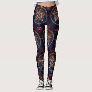 Neon Keltische symbolen Leggings