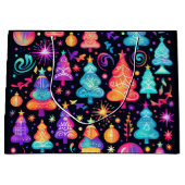 Neon Kerstmis Groot Cadeauzakje (Voorkant)