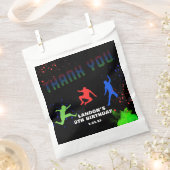 Neon Kinder Trampolinepark Verjaardagsfeest Bedankzakje (Geknipt)