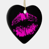 Neon Kiss Keramisch Ornament (Rechts)