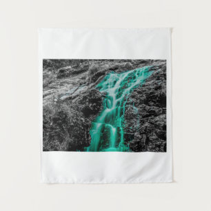 Neon Klassieke Waterval Muur Kunst Wandkleed