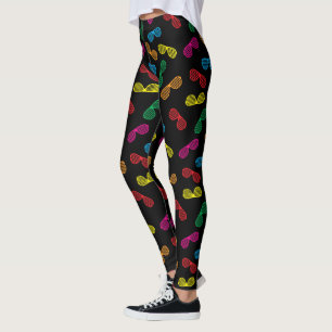 Neon Klassieke Zonnebril Patroon Leggings