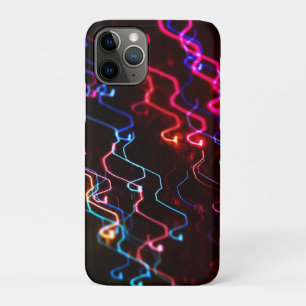 Neon kronkelende golf iPhone 11 pro hoesje